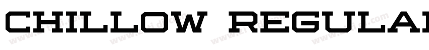 chillow regular字体转换 chillow regular字体转换